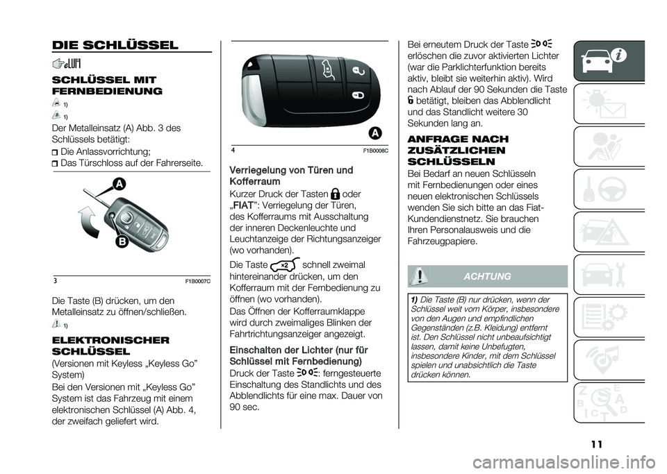 FIAT 500X 2020  Betriebsanleitung (in German) ����� ����
�����

����
�����
 ���
���
����������	
�D�8
�D�8
�0�	� �+�	�����	���
��� �7�#�: �#��� �M ��	�
������
�
�	��
 ��	�������5 �0��	 