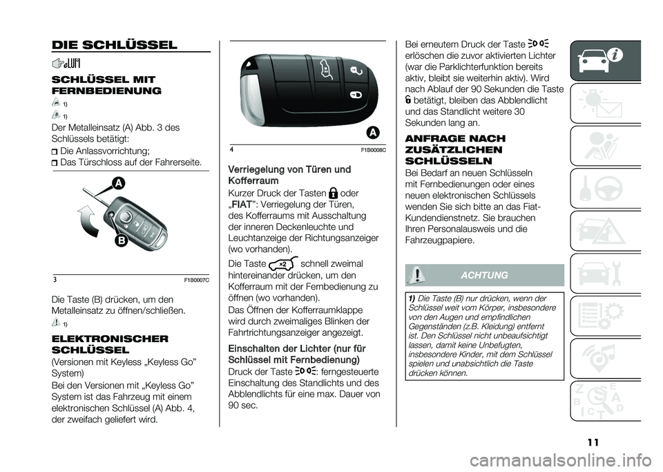 FIAT 500X 2020  Betriebsanleitung (in German) ����� ����
�����

����
�����
 ���
���
����������	
�D�8
�D�8
�0�	� �+�	�����	���
��� �7�#�: �#��� �M ��	�
������
�
�	��
 ��	�������5 �0��	 