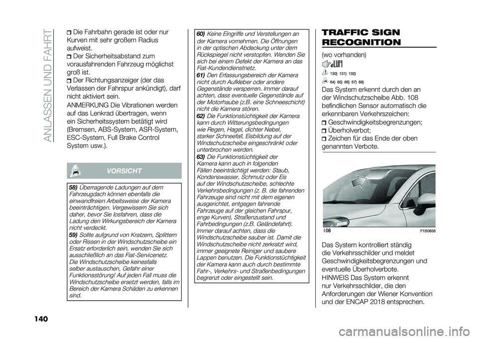 FIAT 500X 2020  Betriebsanleitung (in German) ��#�.�"�#���&�.��B�.�0���#�2�8�$
��� �0��	 �������� ��	����	 ��
� ���	� ���
�>����	� ��� �
�	�� ���� �	� �8�����
�����	��
�� �0�	� �����	��