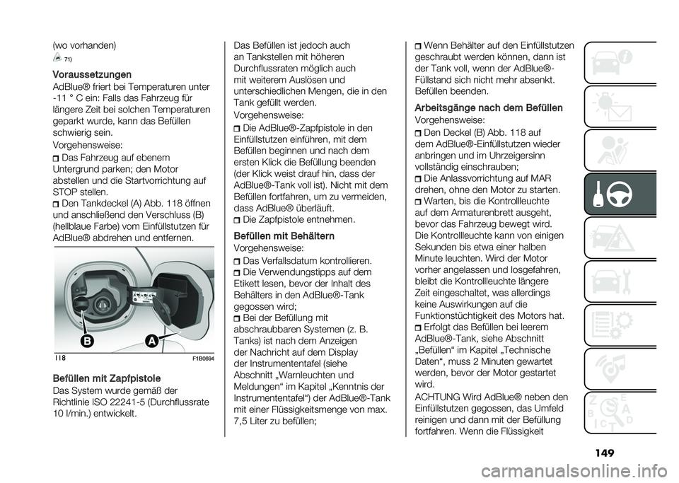 FIAT 500X 2020  Betriebsanleitung (in German) ����7�� ��������	��:
�E�D�8
��� ��	����� �	�
���

�#�����	�W ����	�� ��	� �$�	��%�	������	� ����	�
�3�K�K ��F �	���5 �����
 ���
 ������	�� 