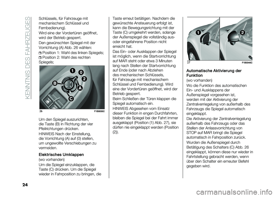 FIAT 500X 2020  Betriebsanleitung (in German) ��>�&�.�.�$�.�
���0�&����#�2�8�9�&�B�-�&�
�� ������
�
�	��
� ��� ������	���	 ���
��	������
���	� ������
�
�	� ���
��	����	���	�����:�
����