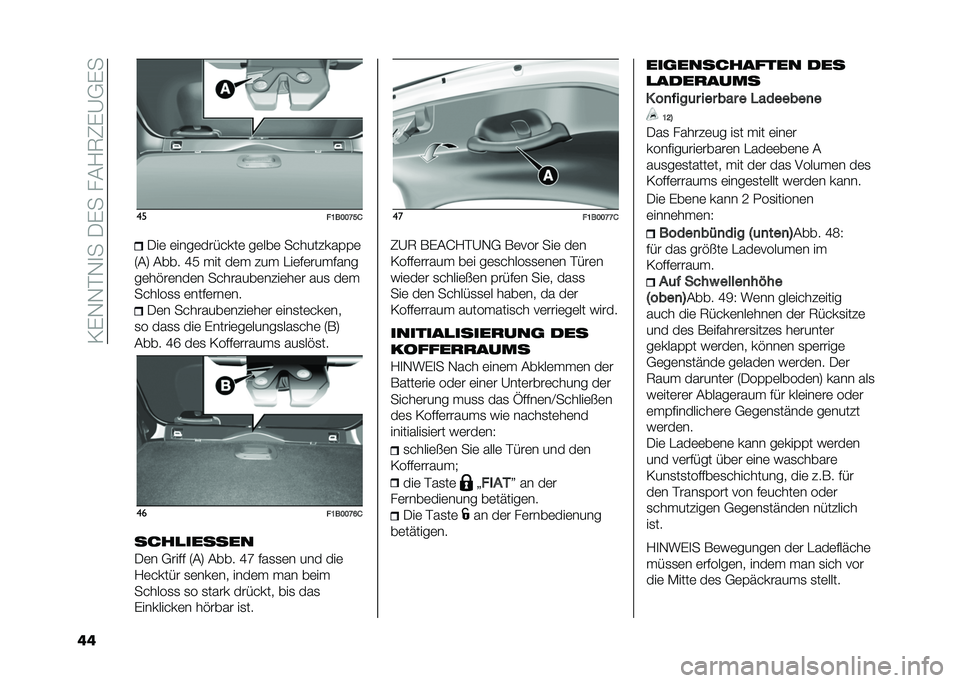 FIAT 500X 2020  Betriebsanleitung (in German) ��>�&�.�.�$�.�
���0�&����#�2�8�9�&�B�-�&�
�� ��
��D����E��2�0��	 �	����	�������	 ��	���	 ���������%�%�	
�7�#�: �#��� �L�( ��� ��	� ��� �"��	��	����