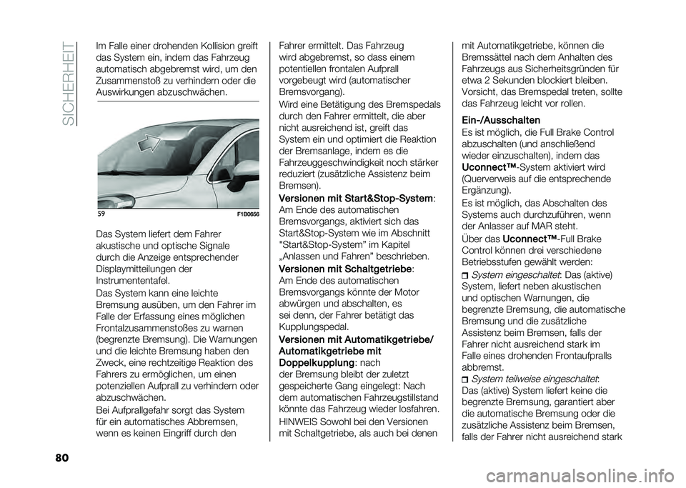 FIAT 500X 2021  Betriebsanleitung (in German) ���
�F�2�&�8�2�&�
�$
�� �
� �����	 �	���	� �����	���	� �>�����
��� ���	���
���
 ��A�
��	� �	��� ����	� ���
 ������	��
���������
�� ����