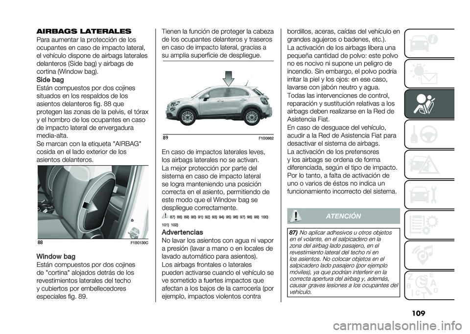 FIAT 500X 2020  Manual de Empleo y Cuidado (in Spanish) �������
���
 ���������
�8�	��	 �	��
����	� ��	 ���������� �� ���
�����	���� �� ��	�� �� ��
��	��� ��	����	�� 
�� �������� ��