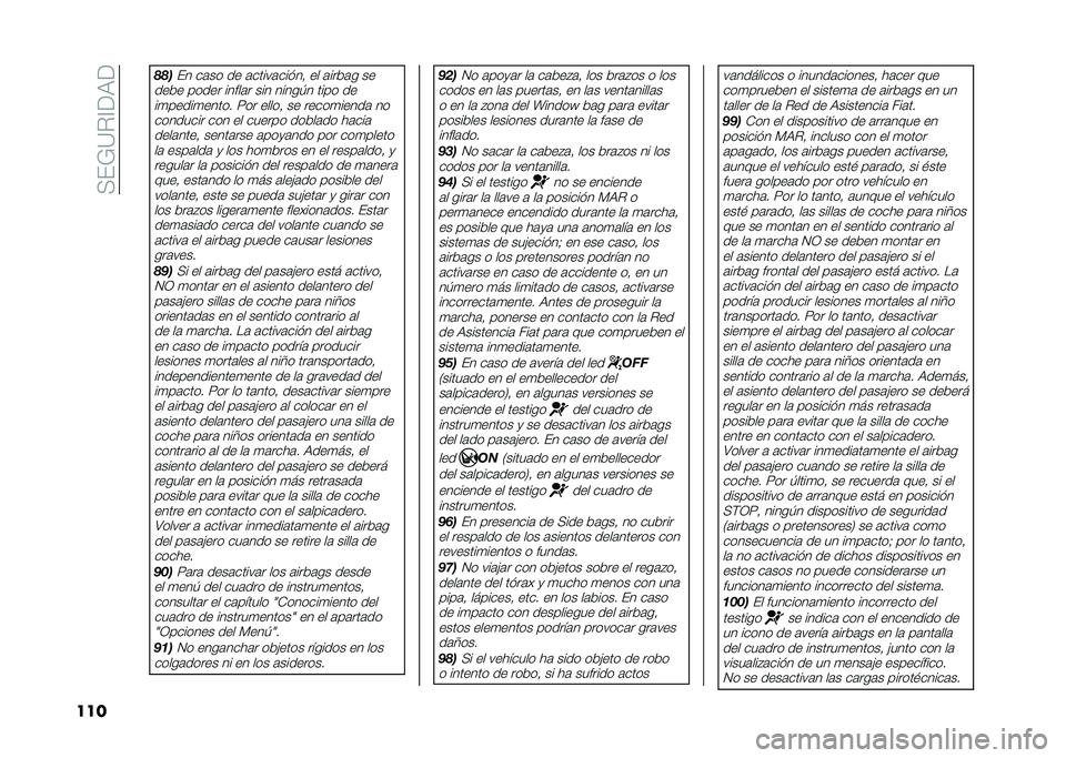 FIAT 500X 2020  Manual de Empleo y Cuidado (in Spanish) ��>�(�=�?��@��:�
��� ���
�(� ��	�� �� �	�����	�����  �� �	����	� ��
���� ����� �����	� ��� �����/� ���� �� ��
�����
����� �8�� �