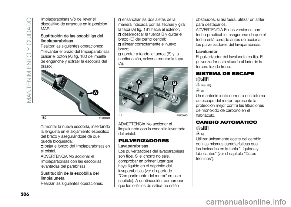 FIAT 500X 2020  Manual de Empleo y Cuidado (in Spanish) ��*�:�2�)�(�2�@�*�@�(�2�)�1��W��+�?�@��:��1
���	 ����������� �� �	���	���� �� ��	 ��������
�*�:��
�*�������
�� �
 �� ��� ���
�	������ ���
