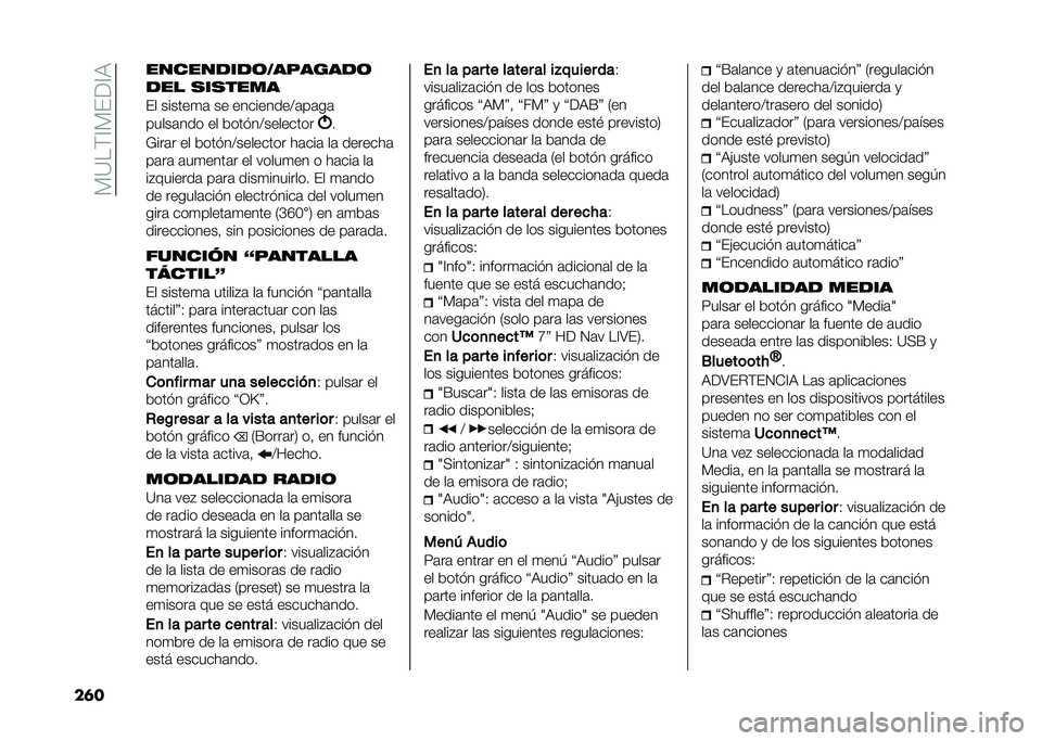 FIAT 500X 2020  Manual de Empleo y Cuidado (in Spanish) ��*�?��)�@�*�(��@�:
��	� ���������	��������	
��� �
��
����
�(� ������
�	 �� ���������A�	��	��	
�����	��� �� ������A��������
�
�=��