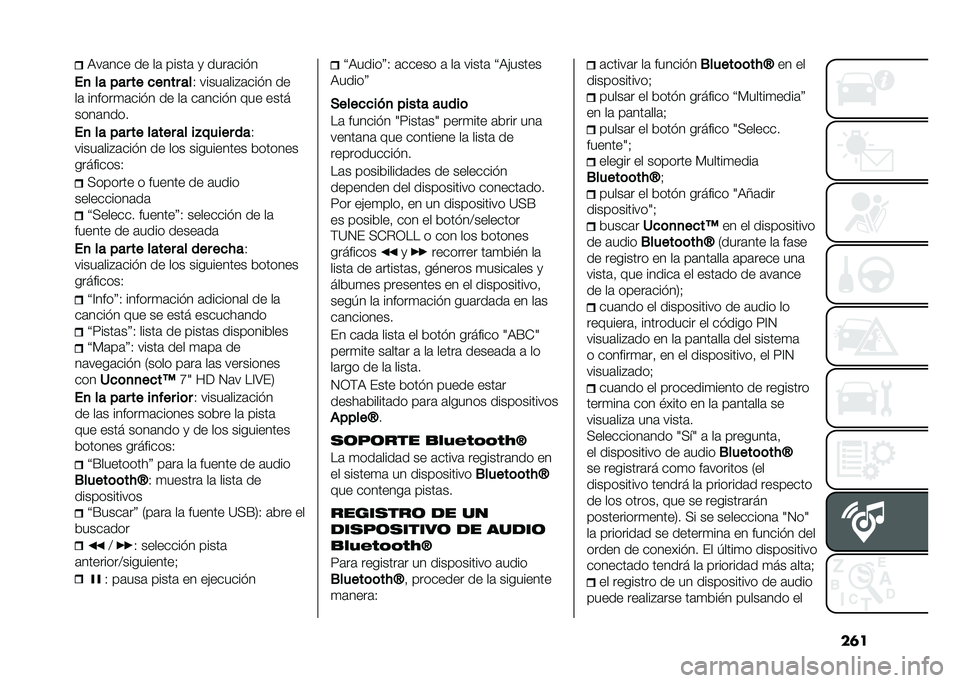 FIAT 500X 2020  Manual de Empleo y Cuidado (in Spanish) ��	��:��	��� �� ��	 �����	 �
 ����	����
��
 �� ��� �� �
��
�� �� �. �����	���"�	���� ��
��	 ������
�	���� �� ��	 ��	����� ��� ����