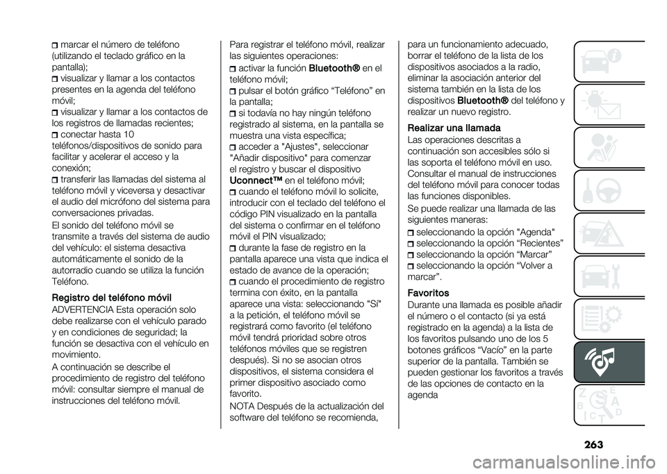 FIAT 500X 2020  Manual de Empleo y Cuidado (in Spanish) ��	��
�	���	� �� ��/�
��� �� ����#����
�0������"�	��� �� �����	�� ������� �� ��	
��	���	���	�3�< �����	���"�	� �
 ���	�
�	� �	 ��� ���