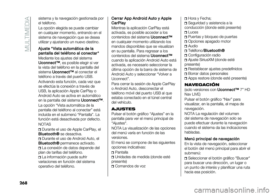 FIAT 500X 2020  Manual de Empleo y Cuidado (in Spanish) ��*�?��)�@�*�(��@�:
��	� ������
�	 �
 ��	 ��	����	���� ��������	��	 ���
�� ����#�����
��	 ������ �������	 �� ����� ��	�
���	�
�� ���