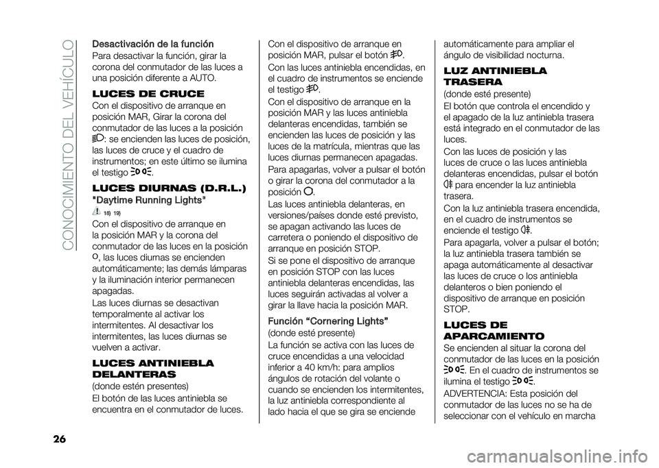 FIAT 500X 2020  Manual de Empleo y Cuidado (in Spanish) ��+�1�2�1�+�@�*�@�(�2�)�1���(���;�(��L�+�?��1
��	 �0����
�����
�� �
 �� �� ���
�
�� �
�8�	��	 ����	�����	� ��	 ��������  ����	� ��	
������	 ��� �