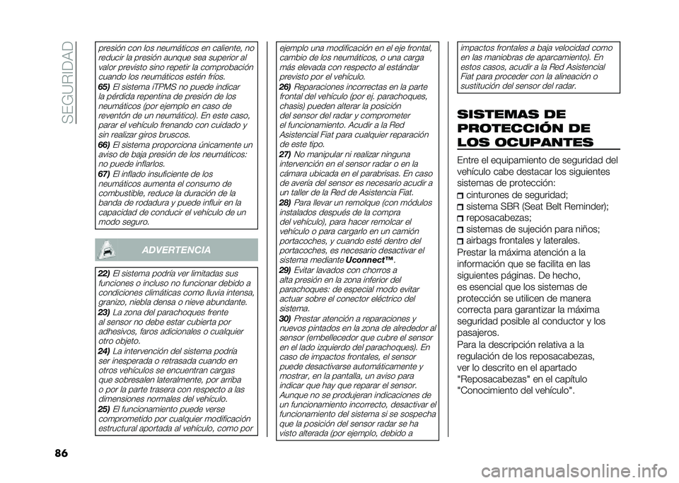 FIAT 500X 2020  Manual de Empleo y Cuidado (in Spanish) ��>�(�=�?��@��:�
��	
������� ��� ��� ����
������ �� ��	�������  ��
������� ��	 ������� �	����� ���	 �������� �	���	��� ����