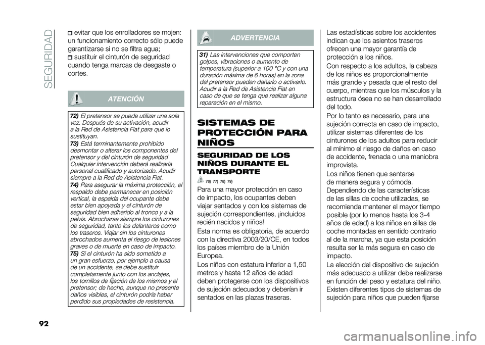 FIAT 500X 2020  Manual de Empleo y Cuidado (in Spanish) ��>�(�=�?��@��:�
�� �����	� ��� ��� �������	����� �� �
��!���.
�� ��������	�
����� �������� ���� �����
��	��	����"�	��� �� ��