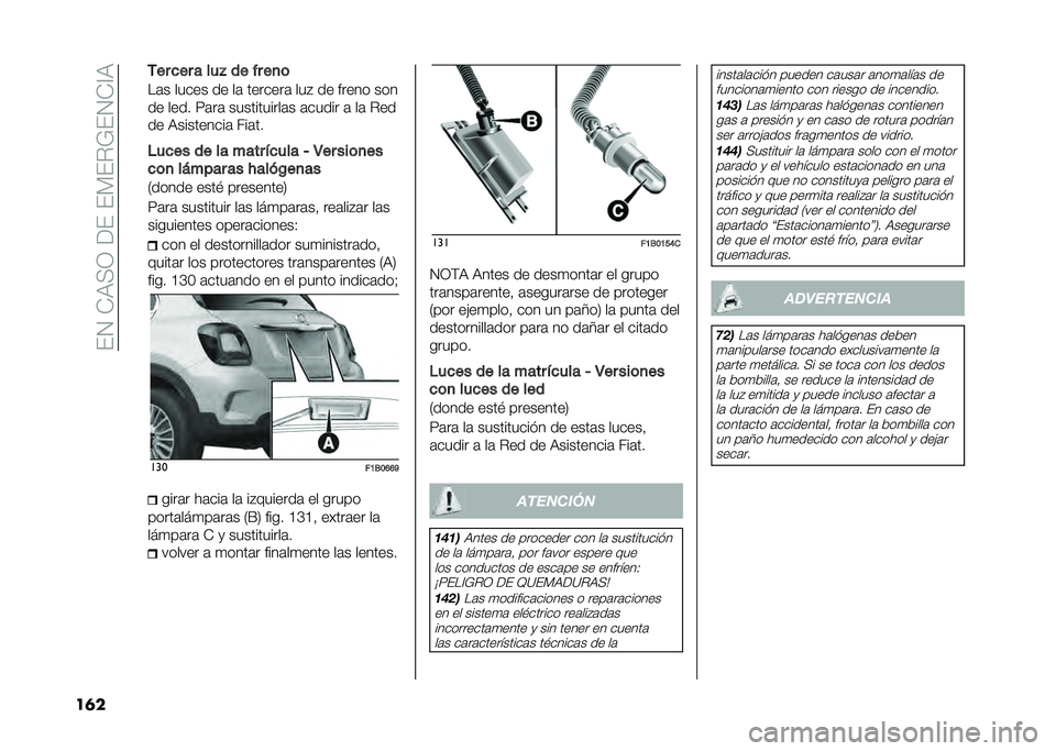 FIAT 500X 2021  Manual de Empleo y Cuidado (in Spanish) ��(�2��+�:�>�1���(��(�*�(��=�(�2�+�@�:
��	� �/�� �
�� � ���# �� �� ��
�	
��	� ����� �� ��	 �������	 ���" �� ����� ���
�� ���� �8�	��	 ������