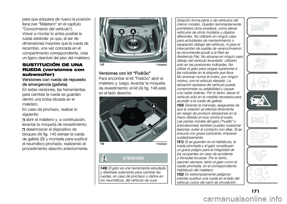 FIAT 500X 2021  Manual de Empleo y Cuidado (in Spanish) ��
���	��	 ��� �	�������	 �� ����� ��	 ��������
���	��	 �0��� �9�*�	�������9 �� �� ��	������
�9�+������
����� ��� ���������9�3�