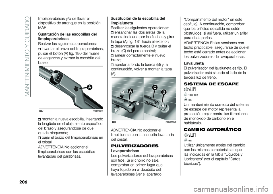 FIAT 500X 2021  Manual de Empleo y Cuidado (in Spanish) ��*�:�2�)�(�2�@�*�@�(�2�)�1��W��+�?�@��:��1
���	 ����������� �� �	���	���� �� ��	 ��������
�*�:��
�*�������
�� �
 �� ��� ���
�	������ ���
