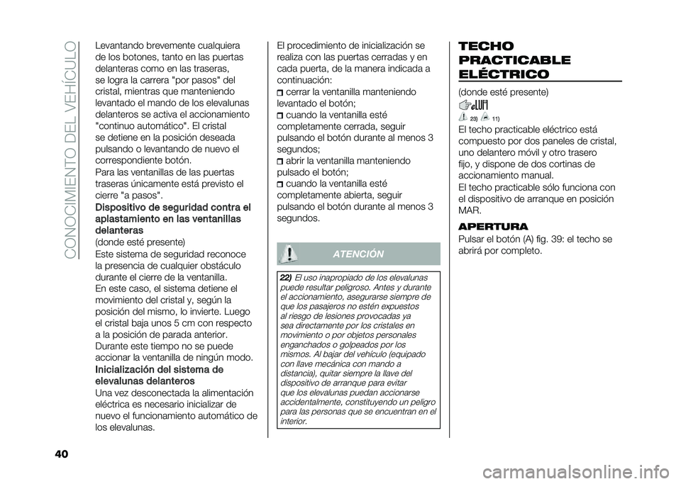 FIAT 500X 2021  Manual de Empleo y Cuidado (in Spanish) ��+�1�2�1�+�@�*�@�(�2�)�1���(���;�(��L�+�?��1
�� ����	���	��� ������
���� ���	�������	
�� ��� ��������  ��	��� �� ��	� ������	�
����	��