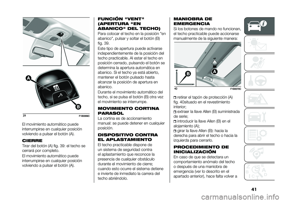 FIAT 500X 2021  Manual de Empleo y Cuidado (in Spanish) ����

��A�1���F�J�
�(� �
����
����� �	����
����� �����
��������
����� �� ���	������ ��������
��������� �	 �����	� �� ����
