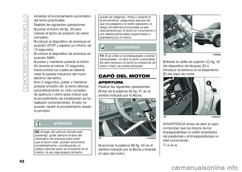 FIAT 500X 2021  Manual de Empleo y Cuidado (in Spanish) ��+�1�2�1�+�@�*�@�(�2�)�1���(���;�(��L�+�?��1
�� ������	���"�	� �� ��������	�
����� �	����
�����
��� ����� ���	�����	����
���	���"�	� ��	