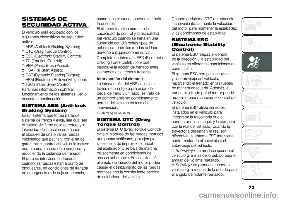 FIAT 500X 2021  Manual de Empleo y Cuidado (in Spanish) �
��
��
�����
 ��
�
�������� ������
�(� �������� ���� ������	�� ��� ���
���������� ������������ �� ��������	�
�	����
