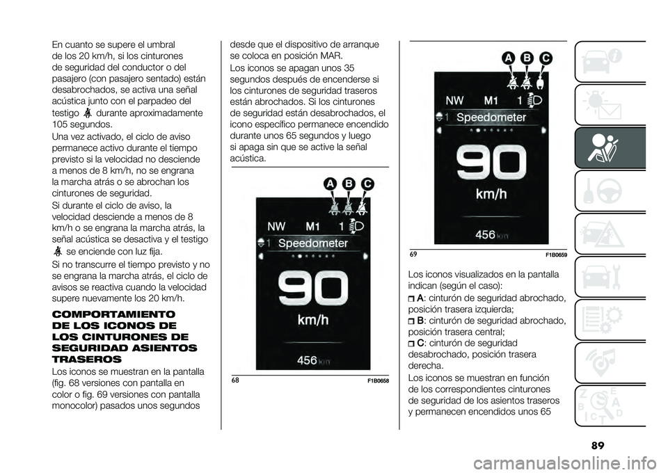 FIAT 500X 2021  Manual de Empleo y Cuidado (in Spanish) ���(� ���	��� �� ������ �� ��
���	�
�� ��� �5�% �P�
�A��  �� ��� ����������
�� ��������	� ��� ��������� � ���
��	��	�!��� �0�