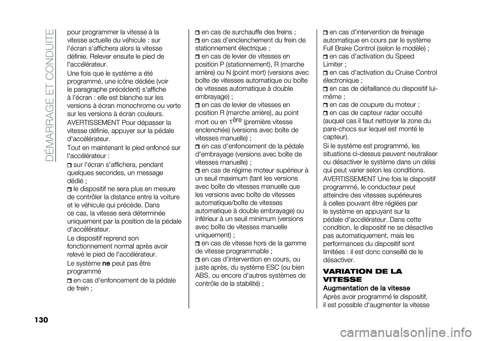 FIAT 500X 2020  Notice dentretien (in French) ���K�?�(�2�2�(�+����C��*�3���A�D�C�
��� ���� ���������� �	� ��
����� � �	�
��
����� ������	�	� �� ����
���	� �0 ���
�	������
 ������