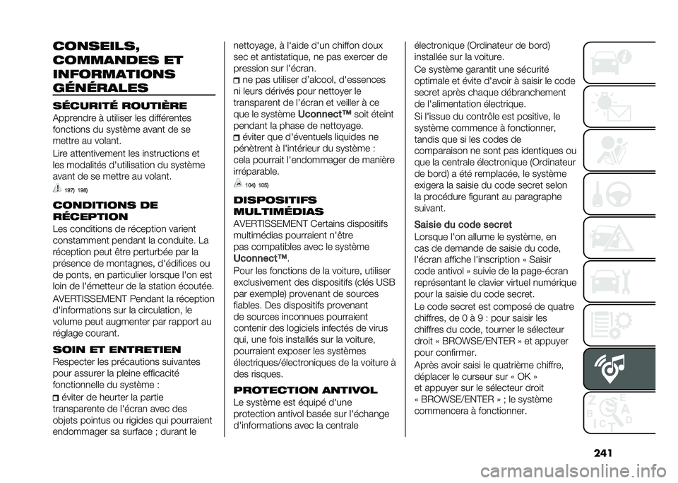 FIAT 500X 2021  Notice dentretien (in French) ������
������V
�����
�
��� ��
��
�����
����
�
��	�
�	��
���
��	������	 ��������
�(�����
��� � ���
�	�
��� �	�� ��
������
���
��