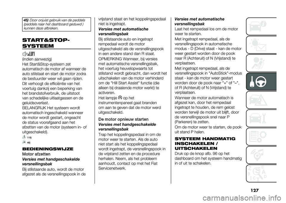 FIAT 500X 2020  Instructieboek (in Dutch) ����� �����
 �������	 ���
�
��� ��� �� �������
�9������� ����
 ���	 �����
���
� ������ �: ������ ���� ���
�
�����
������=�