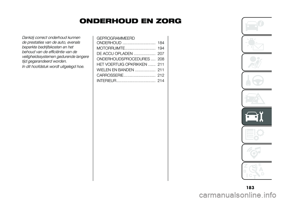 FIAT 500X 2020  Instructieboek (in Dutch) ��	�
�
������
�� �� ��
��������� ���
�
���	 �����
���� ������
�� ��
���	��	��� ��� �� ���	�� �������
�
����
��	� �
���
�����