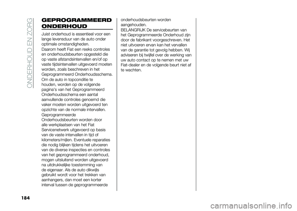 FIAT 500X 2020  Instructieboek (in Dutch) ��+�,��-�*�"�+�C���-�,��1�+�*�$
��	� �����
���������
�
������
��
�?����	 �����
���� �� ������	���� ����
 ���
����� ����������
 ��