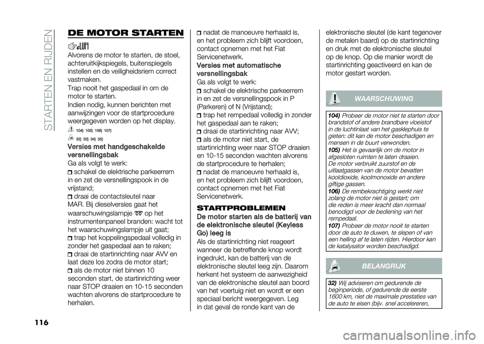 FIAT 500X 2021  Instructieboek (in Dutch) ��5�4�6�,�4�(�$��(�$��,�%�?��(�$
��� �� ��
��
� �������
�6����
��� �� ���	��
 �	� ��	��
�	��� �� ��	����
����	��
���	������������� �
���