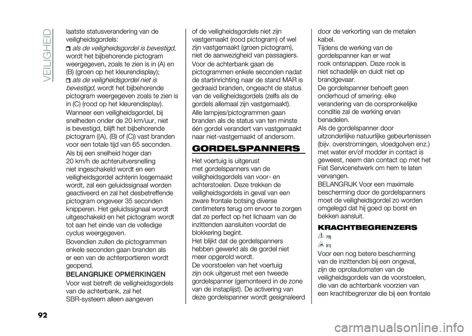 FIAT 500X 2021  Instructieboek (in Dutch) ���(�%�>�%�&�0�(�%�
�
� ����	��	� ��	��	�����
�����
��� ��� ��
��������������
�����*
��� �� ��������������
��� �� �
�����	����