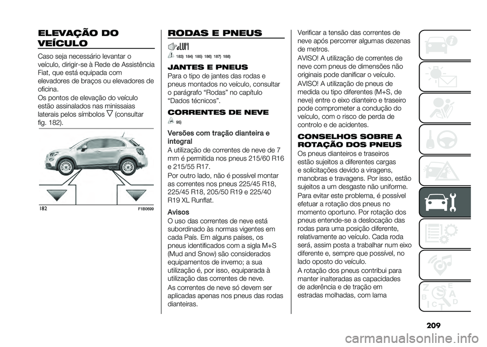 FIAT 500X 2020  Manual de Uso e Manutenção (in Portuguese) ��������	��� ��
�������
�2���
 ��	�"� ��	��	������
 ��	������ �

��	�����
� �
���������	 �) �9�	�
�	 �
�	 �1������(����
����� ���	 �	