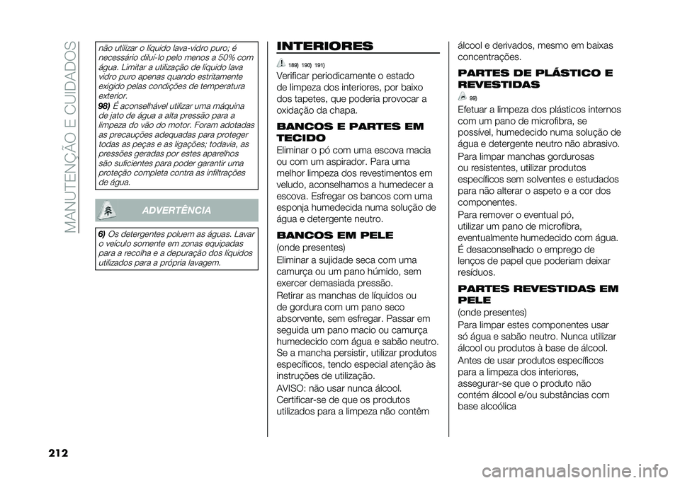 FIAT 500X 2020  Manual de Uso e Manutenção (in Portuguese) ���1�,�C�J�3�,�N�Q�:��3��2�C�F�-�1�-�:�0
���
��#�
 �������� �
 ������
�
 ��������
��
 ����
�+ �
��	��	������
 �
�������
 ��	��
 ��	��
� � �$�%�g ��