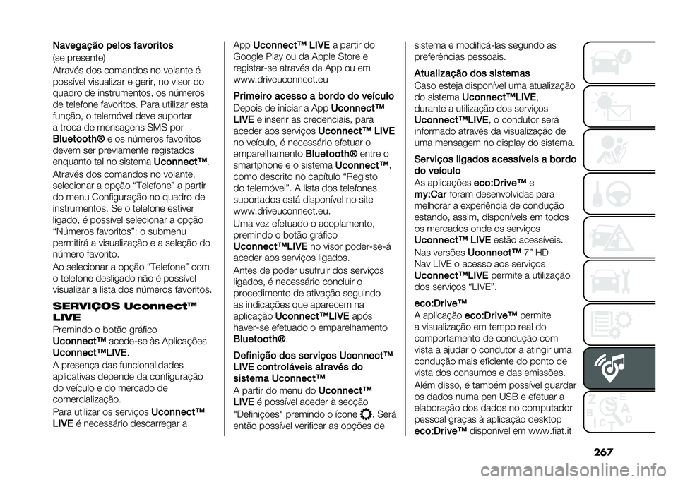 FIAT 500X 2020  Manual de Uso e Manutenção (in Portuguese) ��	�
�����2����	 ����	� �"���	� ���	�
�8��	 ���	��	���	�;
�1������ �
�
� ��
����
�
� ��
 ��
�����	 �
��
�����	� ���������� �	 ��	���� �