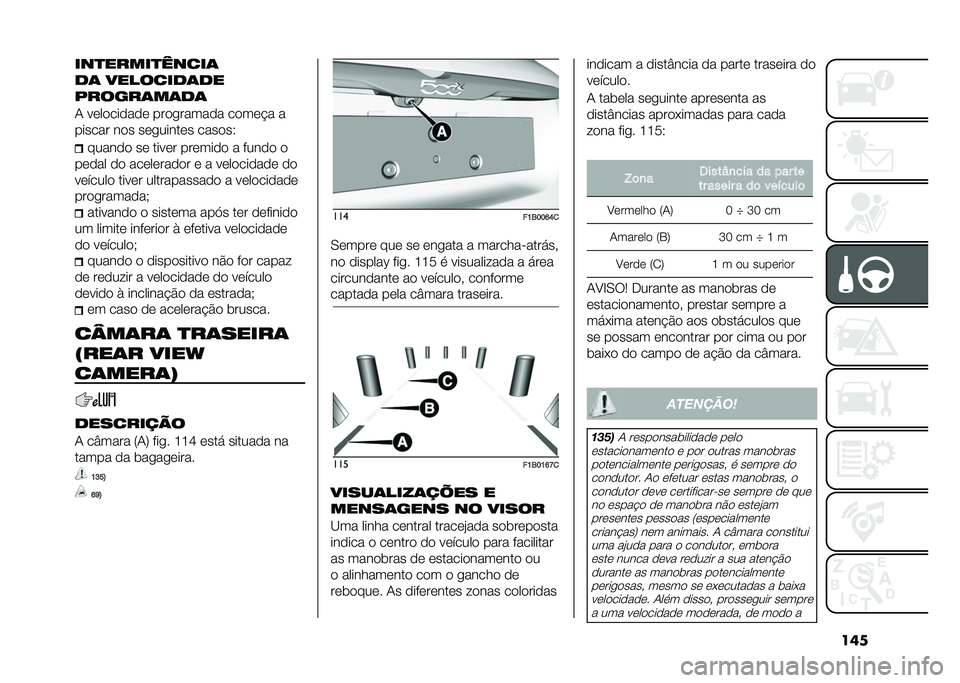 FIAT 500X 2021  Manual de Uso e Manutenção (in Portuguese) ������
�����
�����	
��	 ��������	��
������	��	��	
�0 ��	��
���
��
�	 ���
������
� ��
��	� � �
������ ��
� ��	������	� ����
��5
����