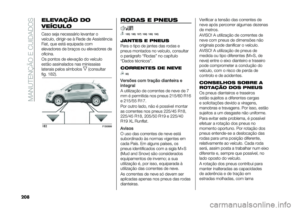 FIAT 500X 2021  Manual de Uso e Manutenção (in Portuguese) ���0�,�B�I�2�,�N�Q�9��2��1�B�E�-�0�-�9�/
��� �����	��� ��
�������
�1���
 ��	�"� ��	��	������
 ��	������ �

��	�����
� �
���������	 �) �8�	�
�	 �
