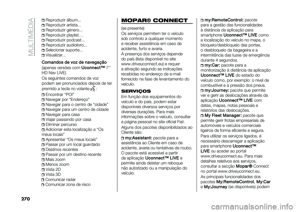 FIAT 500X 2021  Manual de Uso e Manutenção (in Portuguese) ���B�J�I�E���-�E�0
��
� �8�	���
�
���� ��������
�8�	���
�
���� ����������
�8�	���
�
���� ����	��
���
�8�	���
�
���� ����H�����i
�8�	���
