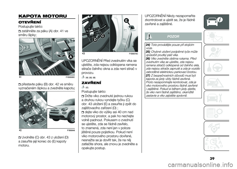 FIAT 500X 2021  Návod k použití a údržbě (in Czech) �����
��� ������
��������
�/�������
��	 ������4
�������
��	 �� ���� �5�@�8 ��!� � �T�L ��	
���
� � �����"�- ��
�!�P�9�#�"�#�#�.���	�����