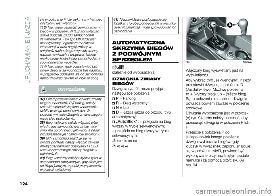 FIAT 500X 2020  Instrukcja obsługi (in Polish) ��-�D�-�.�S�A�C�G�A�:�G�9��G��0�A�*�E�A
���
��� � ���#���	��� �! � ��	 �	��	�
������� �$��
���	�
��������� ��	�� ��#�������
���!��:��	 ����	�