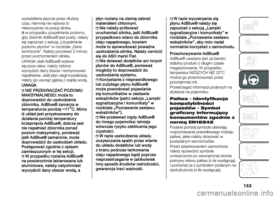 FIAT 500X 2020  Instrukcja obsługi (in Polish) ���������	�����	 ��	�����	 ����	� ��#�����
����� ���	�
���	� ���	 ���#��� ��
���	�
���������	 �� ����� ������
��
� �������
