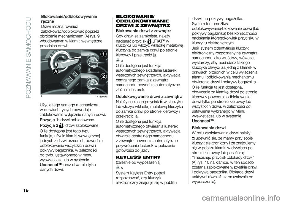 FIAT 500X 2020  Instrukcja obsługi (in Polish) ��!��*�:�A�%�A�:�G�9��=�A�C��.�S��E�-
��	 ������	���	 �
�	��$�����
�	�
 �5�A�7 ���� �8
����������
 � �
���
�
� ��	��������	
����	�����$ ������
�