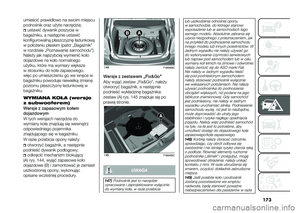 FIAT 500X 2020  Instrukcja obsługi (in Polish) ��
���
��	����  �������#��� �� �����
 �
��	����
���������
 ���� �����	 ����������+
�������  �������
 �������� �
��������