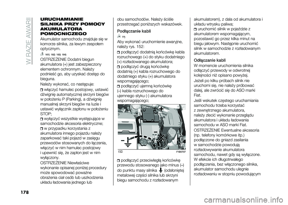 FIAT 500X 2020  Instrukcja obsługi (in Polish) ��%��D�A�*�G�9��A�%�A�D�G�G
��
� ��
����
���
���
�������
 �	�
�� �	�����
�
������
���
�
�	���������� �
�A�
��
������ ���
���$��� ������