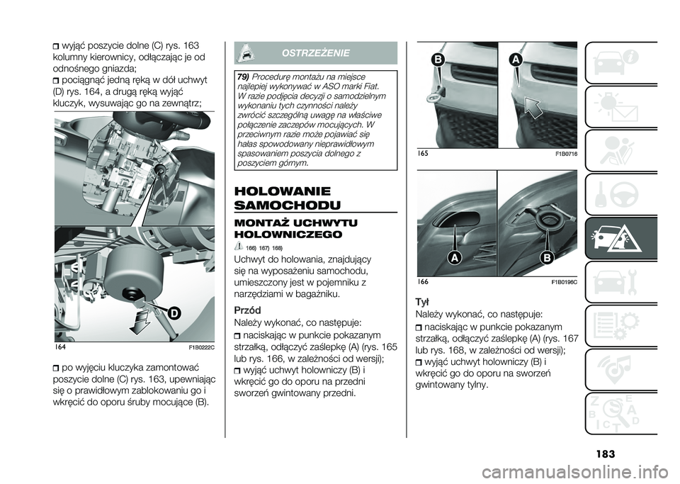 FIAT 500X 2020  Instrukcja obsługi (in Polish) ��������  ��������	 �����	 �5�.�7 ���� �H�Q�N
�
����
�� �
��	�������� ���#������� ��	 ��
�������	�� ��������+ ���������  ��	��