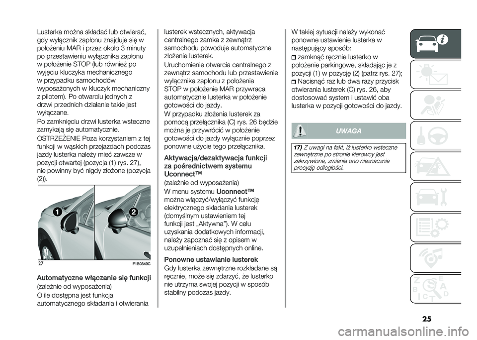FIAT 500X 2020  Instrukcja obsługi (in Polish) ���6����	��
� �
���� ��
�#����  ��� �����	��� �
��� ���#������
 ����#��� ��������	 ��� �
���#���	��� �C�A�D � ����	� ��
��#� �N �
��