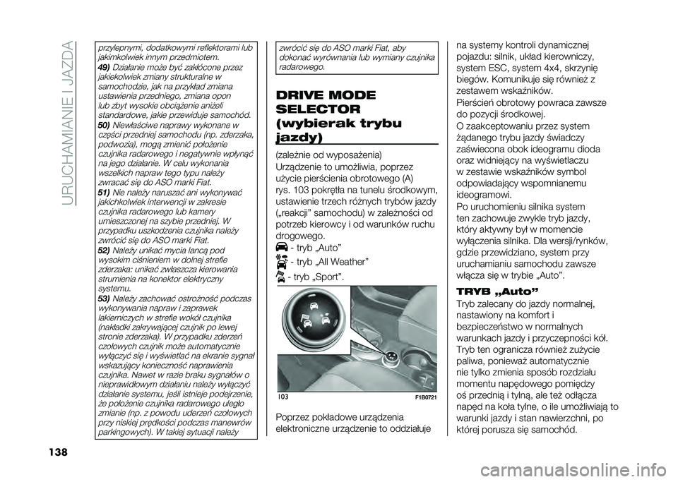 FIAT 500X 2021  Instrukcja obsługi (in Polish) ��-�D�-�.�S�A�C�G�A�:�G�9��G��0�A�*�E�A
���
������	����
�� ������
����
� ��	�&��	�
�����
� ���
���
��
�
�����	�
 �����
 ����	��
����	�
�
�"���E�