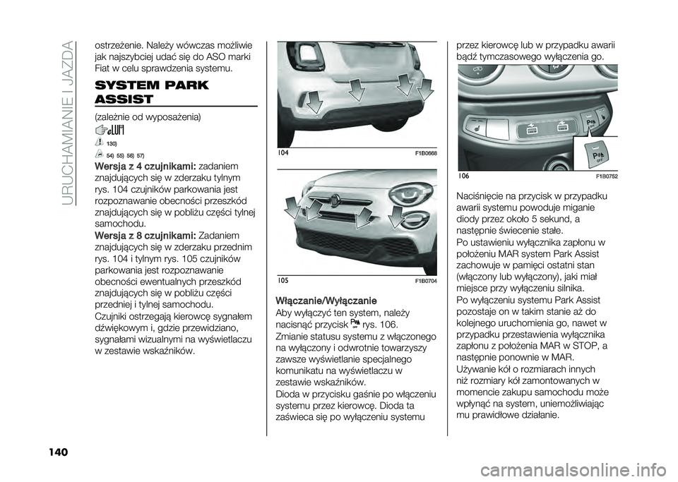FIAT 500X 2021  Instrukcja obsługi (in Polish) ��-�D�-�.�S�A�C�G�A�:�G�9��G��0�A�*�E�A
��� ������	��	���	� �:���	�� ������� �
�������	
���
 ����������	� ����  ��� �� �A�=� �
���
�
���� �