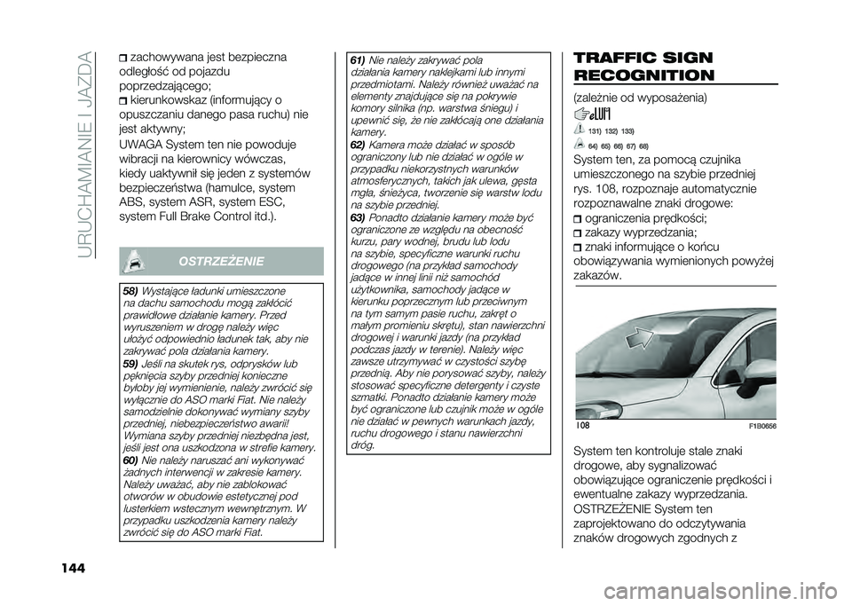FIAT 500X 2021  Instrukcja obsługi (in Polish) ��-�D�-�.�S�A�C�G�A�:�G�9��G��0�A�*�E�A
��� ����$������� ��	�� ��	����	����
����	��#���  �� �������
������	�������	���+ �
��	����
����
��
