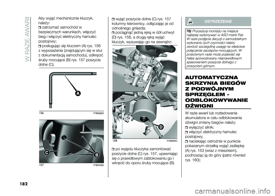 FIAT 500X 2021  Instrukcja obsługi (in Polish) ��%��D�A�*�G�9��A�%�A�D�G�G
��� �������
��  ���
���$�� �
��	����	������$ ������
���$� ��#����� 
���	� � ��#�����  �	��	�
������� �$��
���	